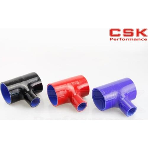 2.75" To 2.75" Silicone Hose 70mm To 70mm T Shape Tube Pipe for 35mm ID BOV 3
