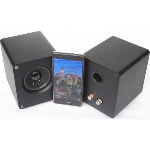 ZEROZONE a pair of desktop speakers, DIY aluminum chassis case (without speaker)