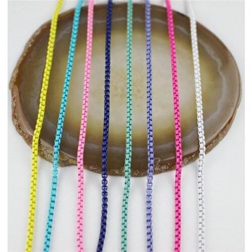 10meters/roll New arrival rosary chain,high quality plating enamel rosary chain,popular multicolor enamel rosary chain wholesale