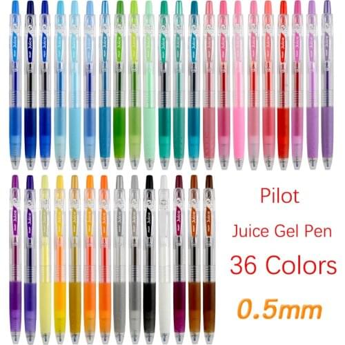 36pcs Pilot Juice Gel Pen 0.5mm 24 Color LJU-10EF for School Office Writing Supplies Stationery Gel Pens