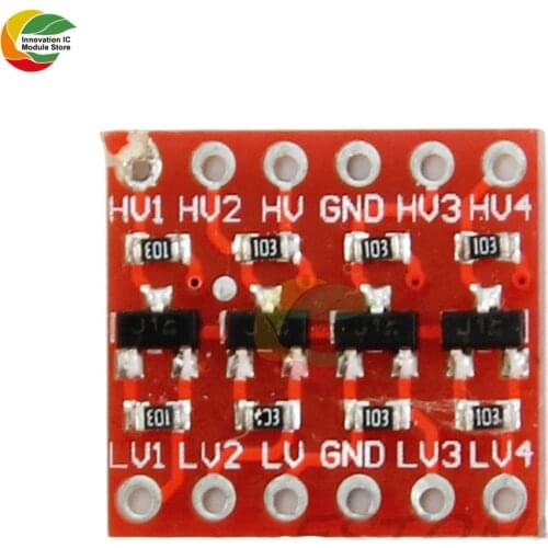 Ziqqucu 5Pcs 4 Channel I2C IIC Bi-Directional Logic Level Converter Board Module For Arduino Compatible With 5-3V System Module