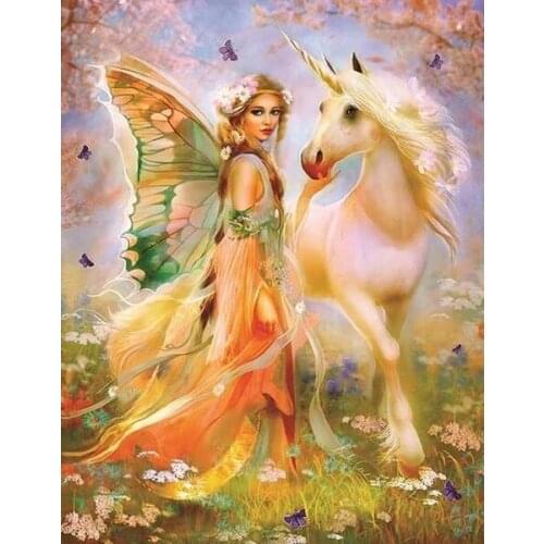 Cuadros diamond painting 5D kit haft diamentowy Full square Cross stitch tools landscape animal horse Mosaic butterfly unicorn