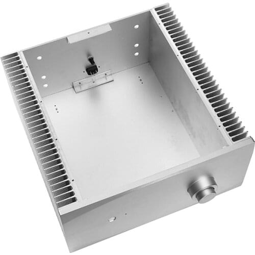 CJ-166 All Aluminum Luxury Class A Power Amplifier Chassis silver Sandblast DIY box