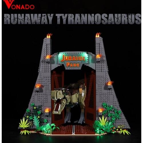 Led Lighting Kit For 75936 World Park: T. Rex Rampage (led Included Only, No Kit)