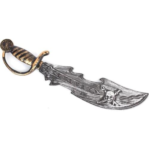 Costume Party Props Plastic Sword Toy Pirates Sword Foam Sword Simulation Pirates Sword Kid Cosplay Supplies