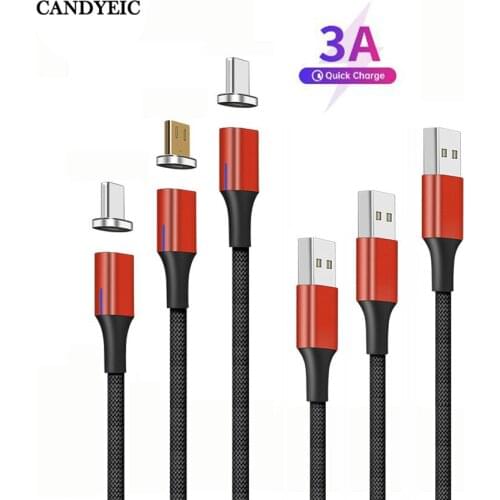 CANDYEIC For Huawei P30 Pro New Edition USBC Magnetic Cable for Huawei P30 lite New Edition usb C Cable usb c cable light