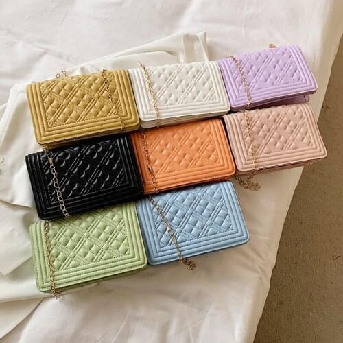 Small Womens Shoulder Bag Flap Womens Bag Simple Candy Color Messenger Bag For Girls Fashion Crossbody Bags For Women 2021 Hot