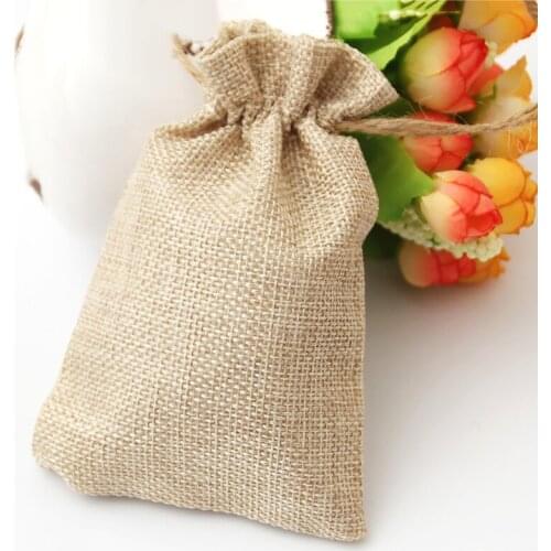 Multi Size Reusable Cotton Drawstring Gift Bag Wedding Christmas Use Sachet Storage Charms Jewelry Packaging Linen Bag