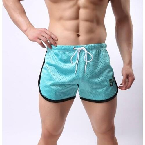High Quality Men Quick-drying Short Casual Male Shorts Breathable Mesh Printed 58 Shorts 016