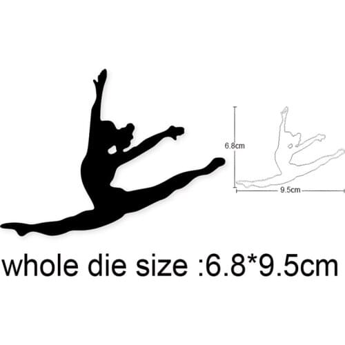 2020 New Metal Dies Dancing Ballet Girl Cutting Dies Stencils dies for DIY Scrapbooking Paper Card Embossing Die Cuts craft dies