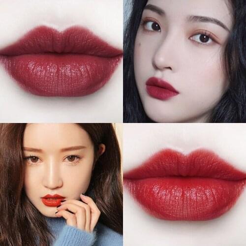 New 5pcs/set Matte Velvet Lipstick Set Long Lasting Cosmetics Matte Waterproof Not Fade Pigment lipstick Set 4g/1.3g