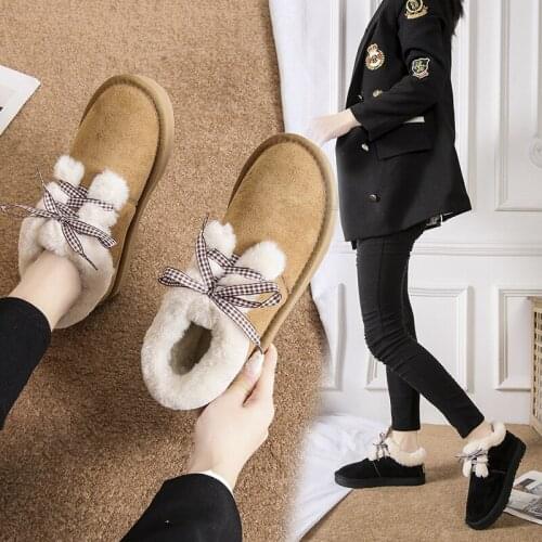 New Snow Boots Fashion High Platform Boots High Wedges Ankle Boots Women Thicken Warm Snow Boots Woman Flat Shoes Zapatos De Muj