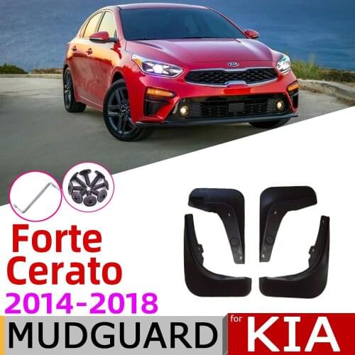 Flap Mudguards For KIA Cerato Forte K3 2018~2014 Front Rear Fender Mudguard Mud Flaps Guard Splash Accessories 2017 2016 2015