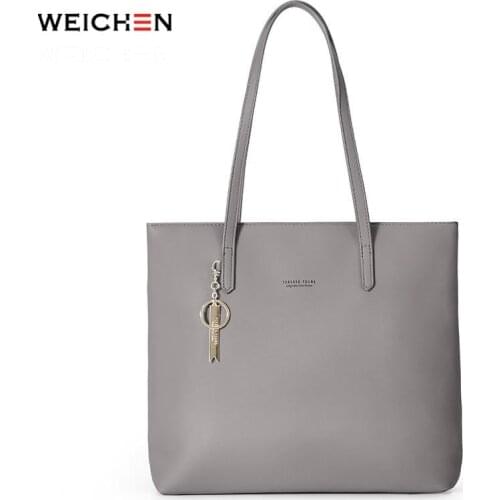 Simple Casual Female Totes Bag Pu Leather Women Shoulder Bag Brand Designer Lady Handbag Large Capacity Zipper Women Bag Purse