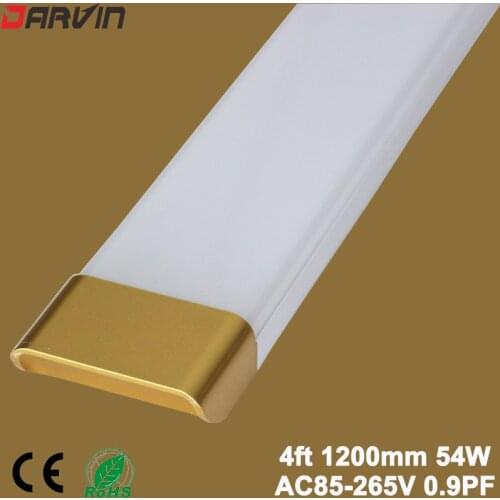 Led Tube Light 120cm Purification Fixture Flat Bracket With 3 led strips Gold Silver Cap 4ft 120cm 54W 5ft 150cm 70W New style