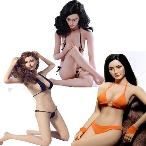 TBLeague Phicen PLMB2014-S01-S02-S07 1/6 Scale Girl Female Women Pale/Suntan Medium Bust Seamless Flexible Body Doll 12" Figures