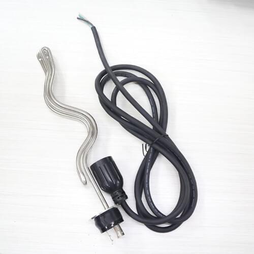 220V 6000W 2'' Tri-clamp (OD64mm) Stainless Steel 304 Electric Heating Element Heater Tube for Home Brewing
