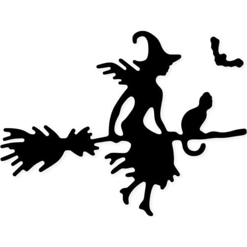 Witch pumpkin bat cat Halloween 2021 New metal cutting diy photo album scrapbook card making embossing decoration stamp mold