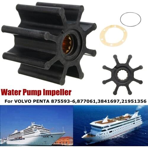 Water Pump Impeller Kit Rubber For VOLVO PENTA #875593-6 877061 3841697 NEW