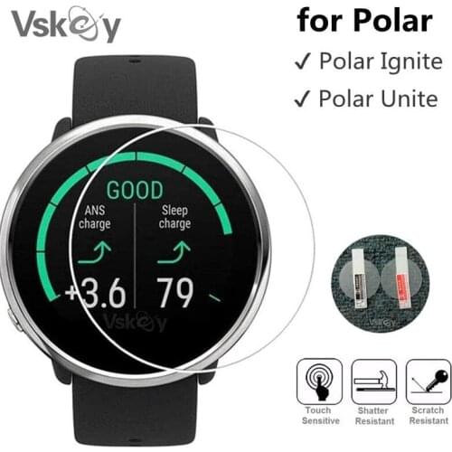 VSKEY 20pcs Tempered Glass for Polar Ignite Screen Protector Scratch Resistant Protective Film