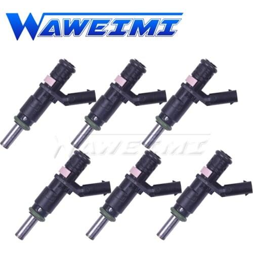 WAWEIMI 6 Pieces Genuine Quality Fuel Injectors OE A2720780249 For MERCEDES-BENZ CL550 / CLK550 / E550 / G500 / ML550 4.6L 5.5L