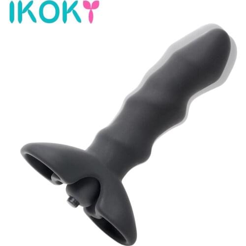IKOKY Vibrator Butt Plug Sex Toys for Women Men Masturbation Anal Plug Prostate Massager G Spot Stimulate Adult Product Sex Shop