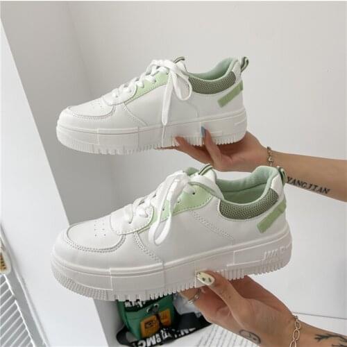 2021 Fashion Spring New Designer Hot Sale White Shoes Female Platform Sneakers Women Tenis Feminino Casual Female Shoes Woman