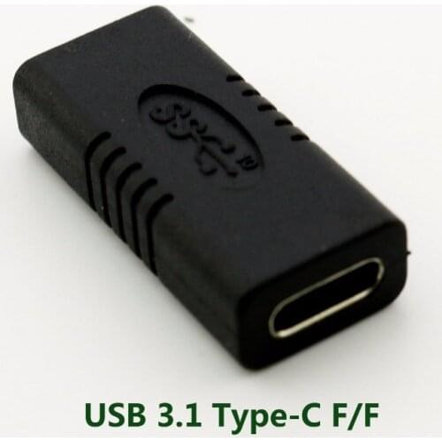 10pcs USB 3.1 Type-C Female To Type C Female Charging Data Sync Converter Adapter for Laptop Tablet