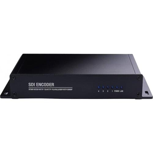 4-channel HD encoder SDI to IP (rtp/udp/rtsp/rtmp/http), H265/264 network encoder, live encoder