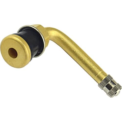 90 Angled High Pressure Brass Rubber Snap-In Tire Valve Stems