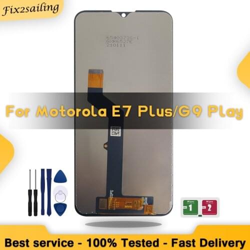 AAA+++ Tested For Motorola Moto E7 Plus XT2081 /G9 Play XT2083 High Quality LCD Display Touch Screen Digiziter Assembly +Tools