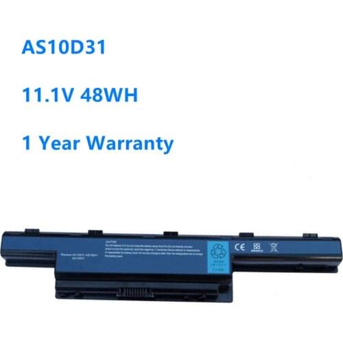 AS10D31 AS10D41 AS10D3E AS10D61 AS10D71 Laptop Battery For Acer E440 E640 E642G E673G E732 E732ZG D728 E732Z AS10D81 11.1V 48WH