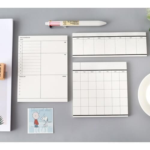 Notebook sticky notes to do list cute stationary kawaii memo sheets karteczki samoprzylepne post it notes memo pads not defteri