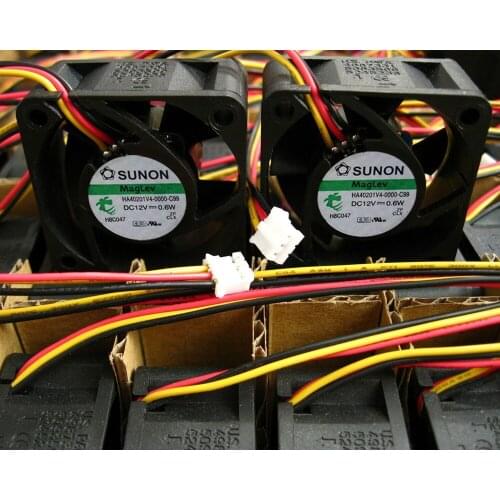 HA40201V4-0000-C99 DC 12V 0.6W 40*40*20MM 4CM 3-wire Ultra Quiet Cooling Fan