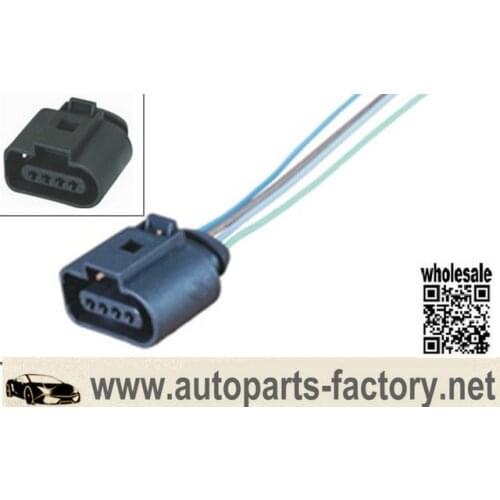 Longyue 10pcs 4 Way 1J0973704 Connector Pitail for VW 1J0 973 704
