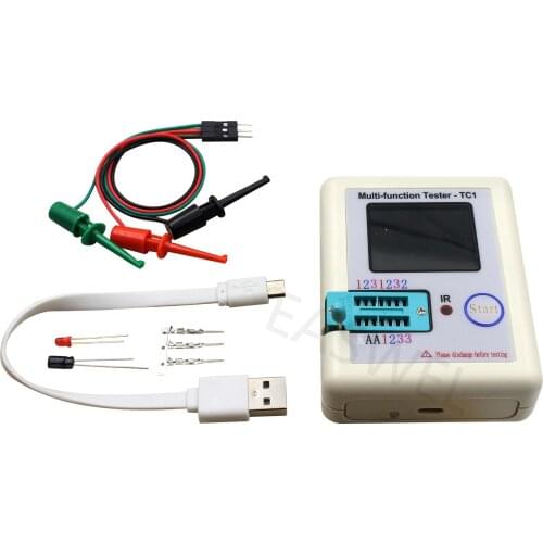 Multifunction Transistor Tester Diodes LCR - TC1 Full Color Graphics Display New