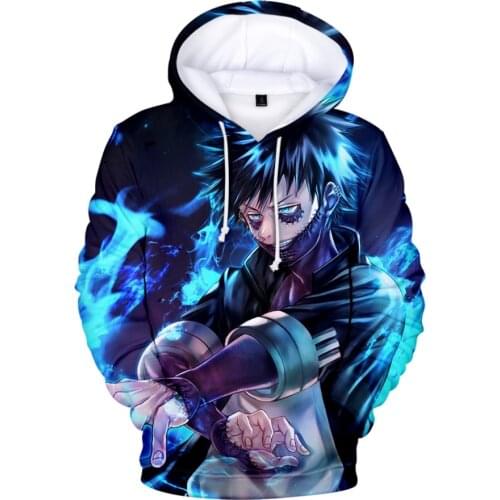 Fashion 3D Comic My Hero Academia Hoodies Men Women Sweatshirts Autumn Hip Hop Hoodie Boys Girls Cartoon Pullovers Streetwear