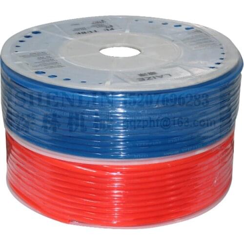 Air Tubing Pneumatic Pipe Tube Hose 10mm OD 6.5mm ID 8mmx5mm 6mm x 4mm 2.5mm 12x8mm Transparent Blue Red PU Air Gas Pipe Hose
