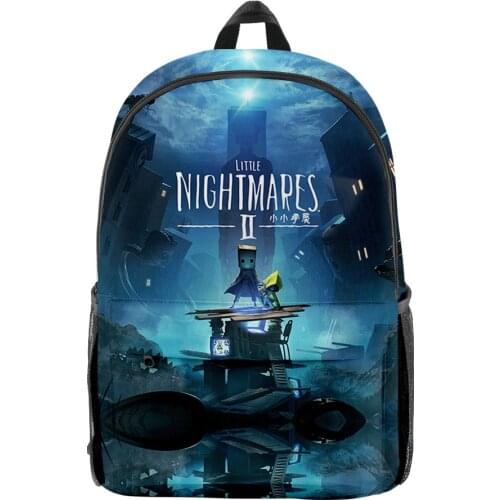 Game Little Nightmares Backpack Schoolbag Men Women Harajuku Backpacks Laptop Backpack For Boys Girls Popular Teen schoolbag