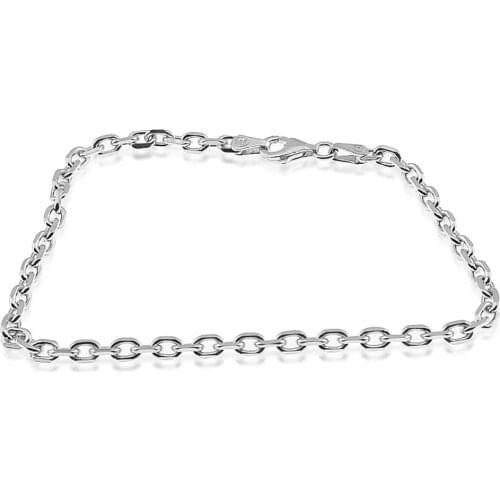 Forse Chain 925 K Silver Bracelet
