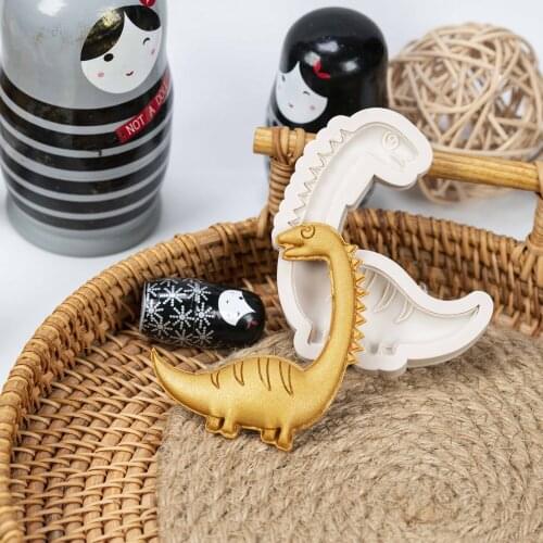 3D Jurassic Dragon Silicone Molds For Baking Dinosaur Fondant Mold Wedding Cake Decorating Tools Chocolate Gumpaste Mold