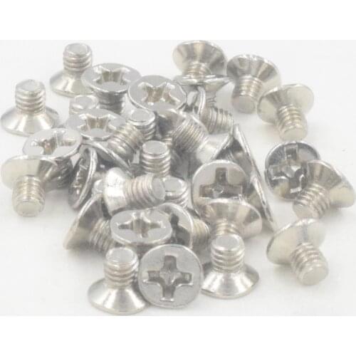100Pcs Sunk Screw 3.5 Thread For Computer Hard Disk Drive HDD Screw 6#32