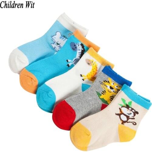 2017 Spring & Autumn Children Socks Cotton 20 Kinds of Cartoon Style Kids Socks 1-12 Year Boys Socks With Girls Socks