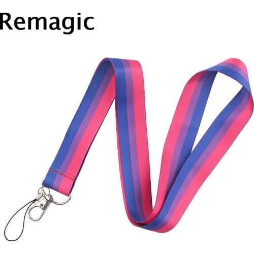 20pcsHomosexuality Straight Keychain Lanyards Id Badge Holder ID Card Pass Gym Mobile Phone Badge Holder Key Strap webbings