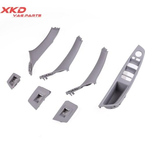 51417225856 Gray Car Interior Inner Door Handle Panel Pull Trim Cover Left Hand Drive LHD Fit For 5 series F10 F11 51417225855