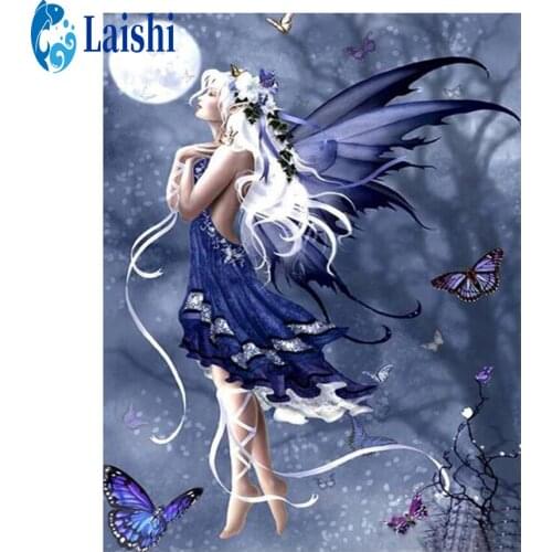 5D DIY Diamond Painting Abstract butterfly girl Full Square drill Cross stitch Home Decoration Embroidery Handcraft Art Kits