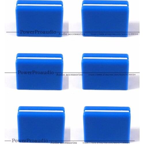 6 pcs REPLACEMENT FADER CROSSFADER KNOB DJM800 DJM700 DJM400 DJM5000 DAC2371 Blue color
