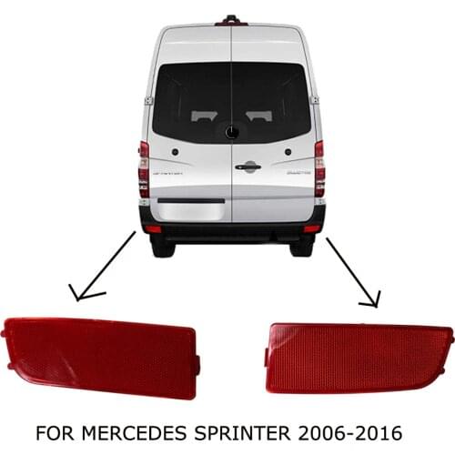 9068260040 9068260140 one set For Sprinter W906 2006 - 2016 Rear Bumper Reflector Light