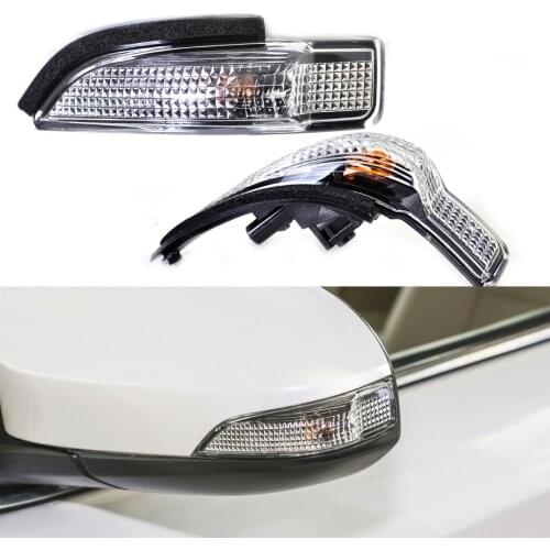 DWCX 2Pcs Car Stable 2Pin Side Mirror Indicator Turn Signal Light Lamp 81730-02140 for Toyota Camry Avalon Corolla RAV4 Prius C