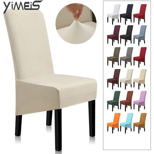 Stretch Chair Cover Home Living Universal Size Beige Chair Covers Solid Color Spandex Chair Cover A1